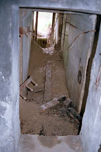 Entrance to the pillbox - KaUR