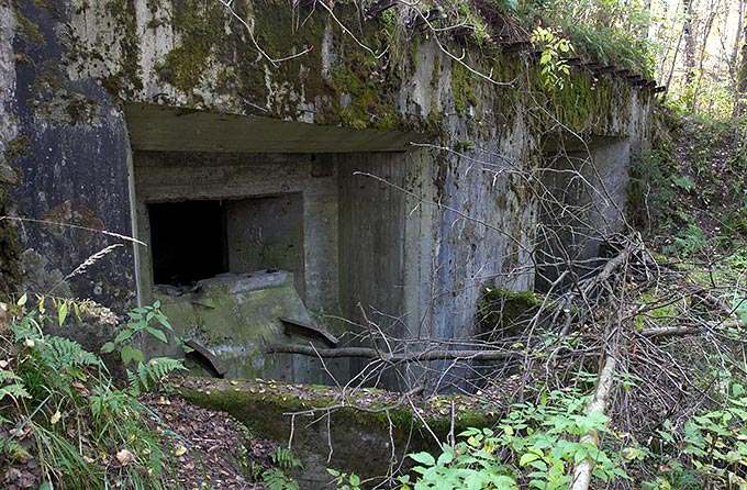 Entrance of KAUR's bunker