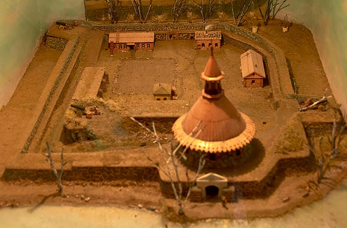 Макет крепости Кексгольм в крепостном музее