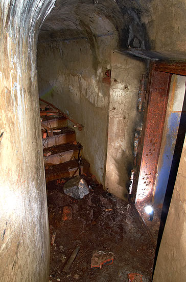 6 inch Canet guns battery vaults - Fort Krasnaya Gorka