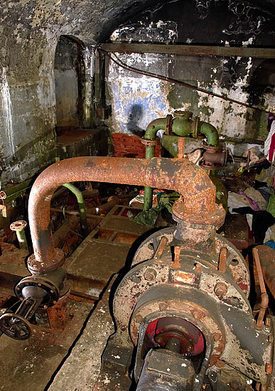 Pump casemate. - Fort Krasnaya Gorka