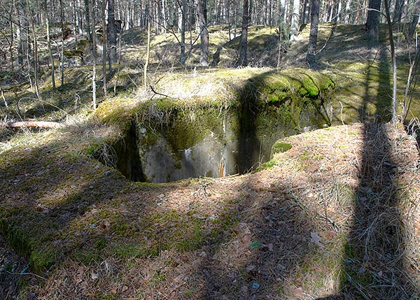 MG position - Fort Krasnaya Gorka