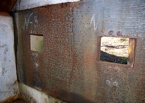 Machine gun embrasures - Fort Krasnaya Gorka