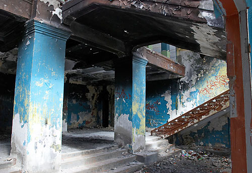 Interiors of the canteen - Fort Krasnaya Gorka