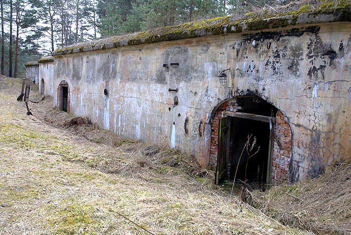 Shelter for guards troops - Fort Krasnaya Gorka