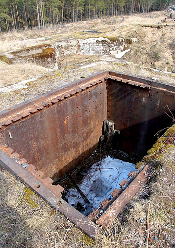 6-inch battery fire post - Fort Krasnaya Gorka