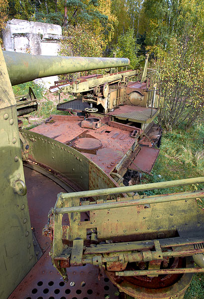 180 мм орудие - Форт Красная Горка