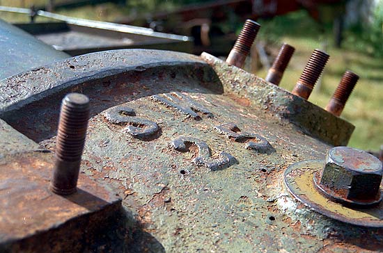 Barrel's mark - Fort Krasnaya Gorka