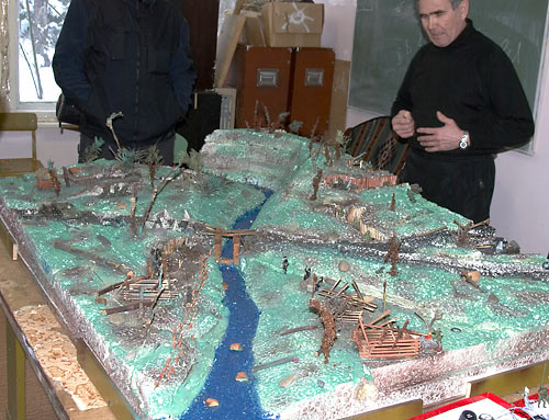 Voronka river diorama - Fort Krasnaya Gorka