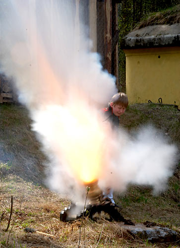 Feu de joie - Fort Krasnaya Gorka