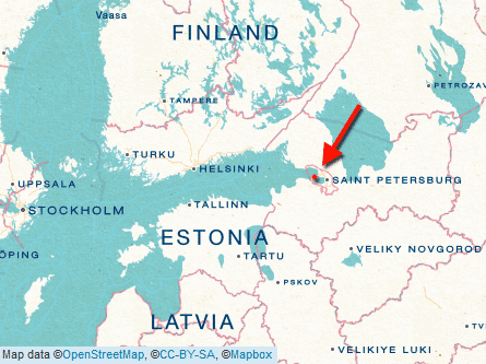 Baltic sea map