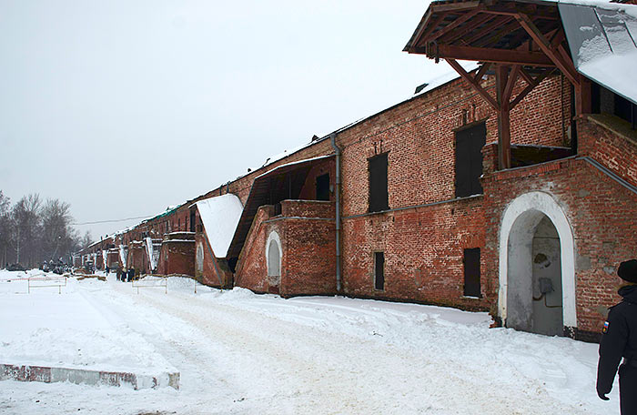 Sight of the warehouses frominside the Admiralty - Kronstadt