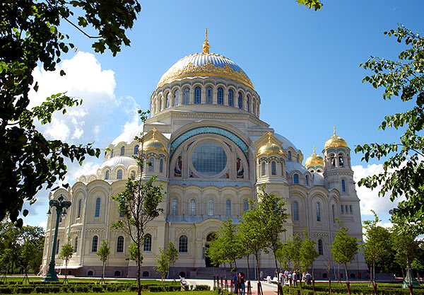 North facade of the Cathedral - Kronstadt