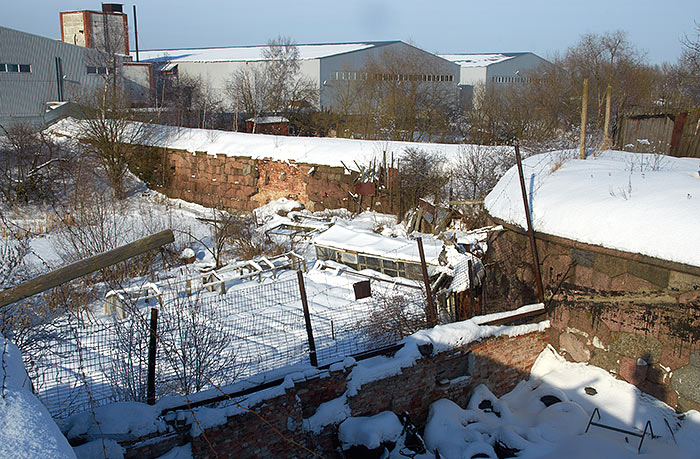 General view of the dam and canal - Kronstadt