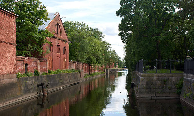 Obvodny (Bypass) Canal in Kronstadt
