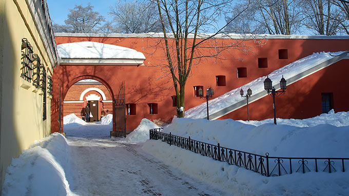 Kronstadt fortress wall 