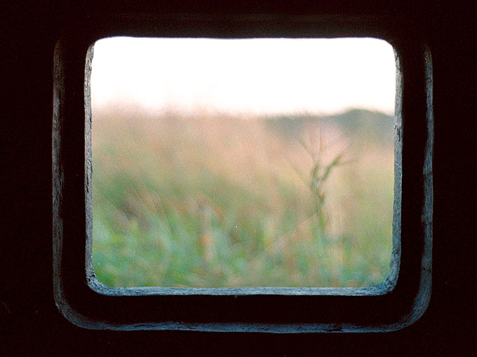 View from the embrasure towards Krasnogvardeisk