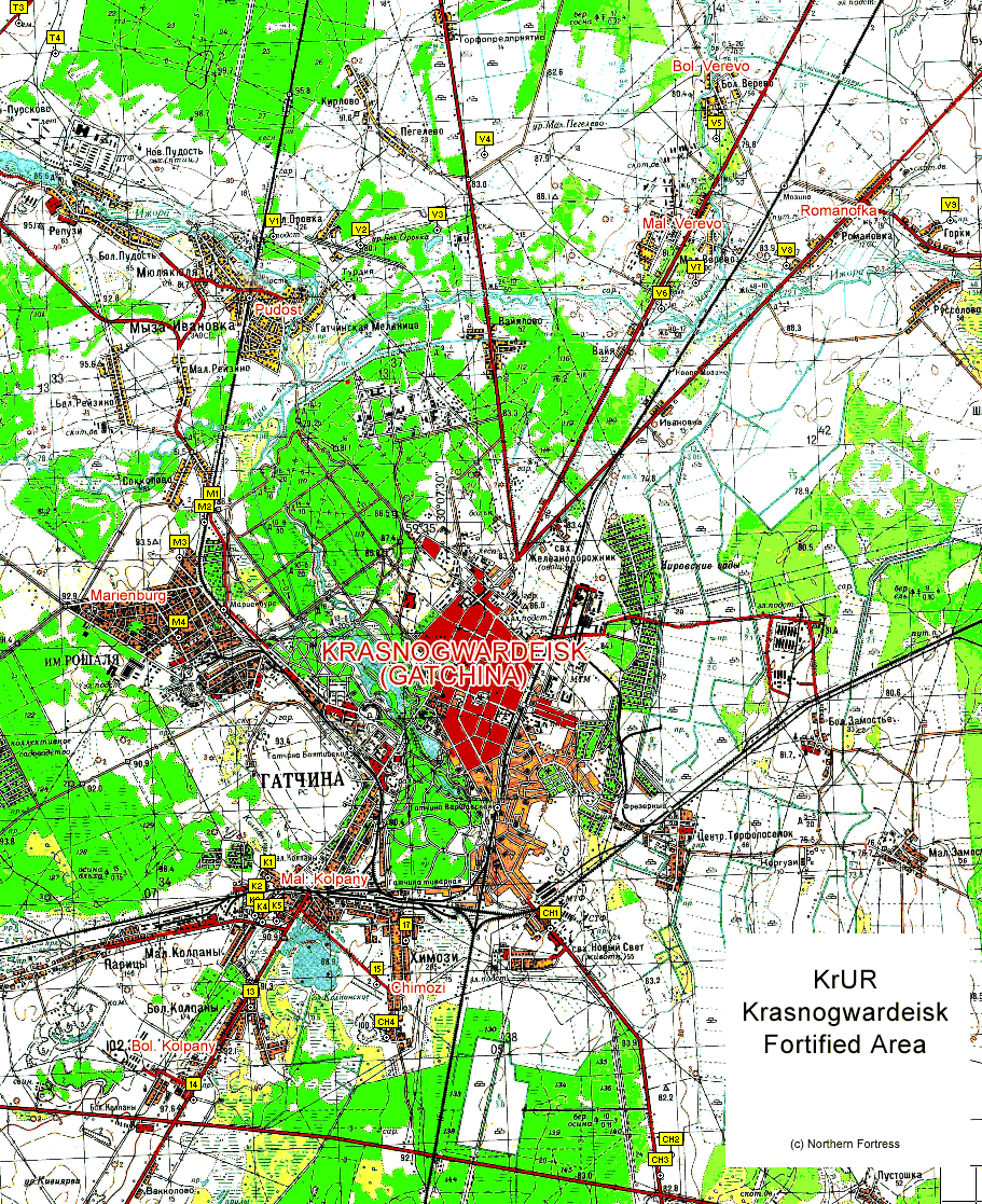 Bunkers od the Central sector
