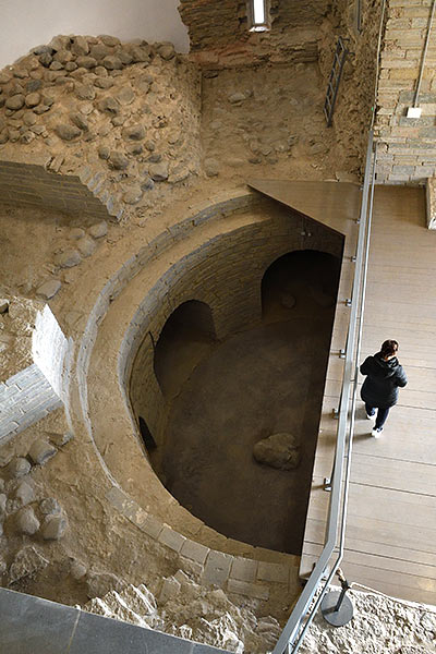 Interiors of Strelochnaya tower - Staraya Ladoga