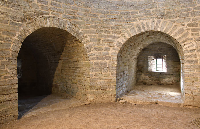 Lower tier of the Raskatnaya Tower - Staraya Ladoga