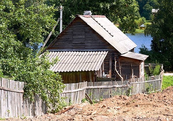 Houses of Varazskaya street - Staraya Ladoga