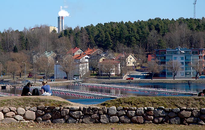 Lappeenranta town sight from Villmanstrand's bastions