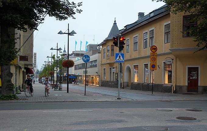 Streets of modern Lapeenranta