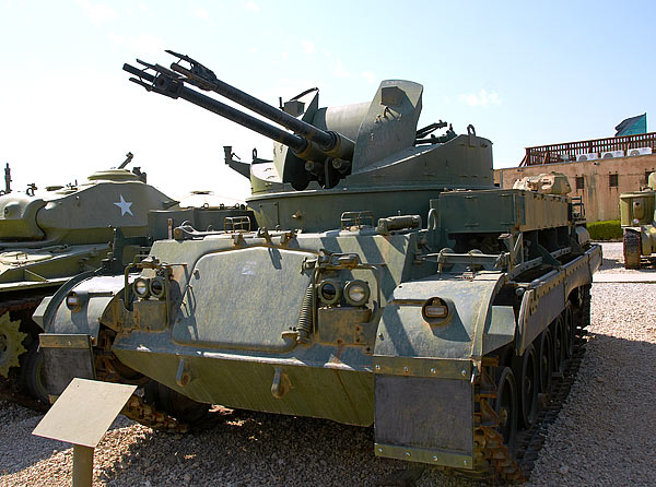 Self-propelled anti-aircraft gun M42 Duster - Fort Latrun