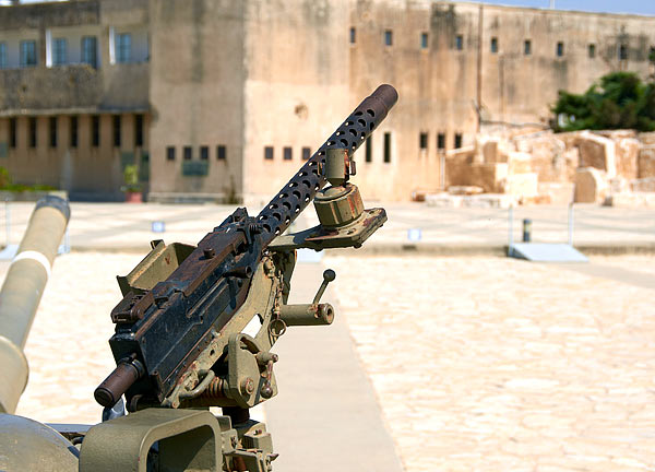 Browning M1919 machine gun - Fort Latrun