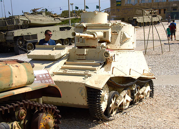 English light tank Vickers Mk.VI B (6-ton) - Fort Latrun