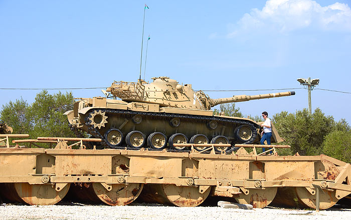 Pontoon bridge - Fort Latrun