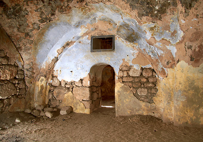 Latrun fortress ruins