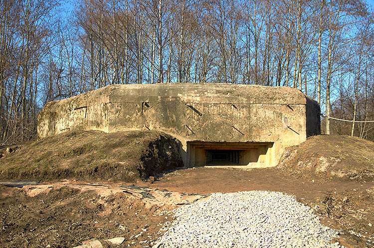 MG bunker #204 of Izhora defense line of Leningrad city - Fortress Leningrad
