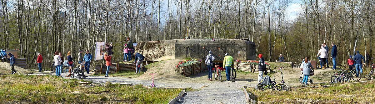 Panorama of the museum area - Fortress Leningrad