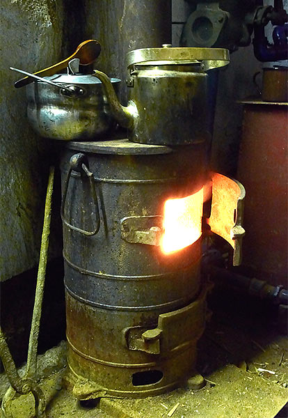 Stove in the bunker - Fortress Leningrad