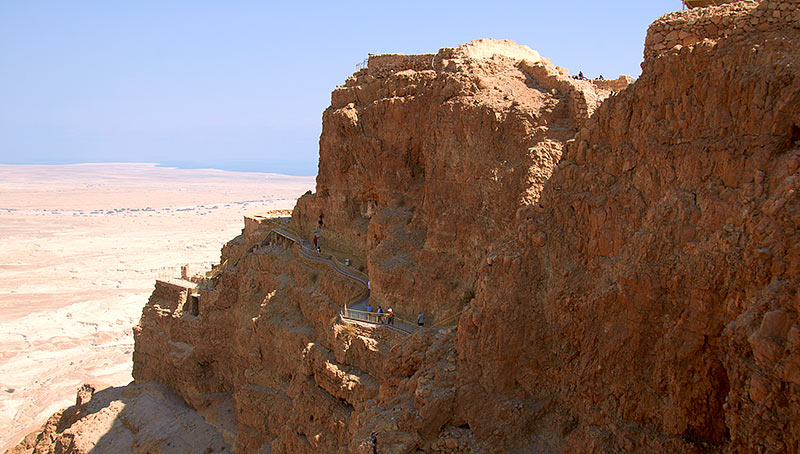#79 - The northern tip of the plateau of Masada