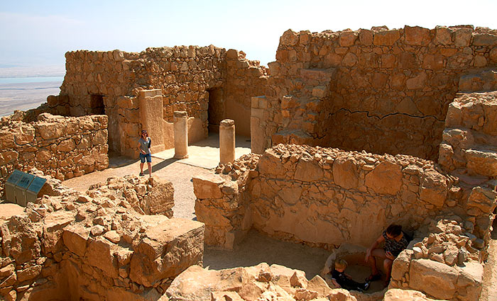 The residence of the commandant of the fortress - Masada