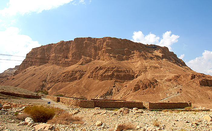 #110 - Impregnable Masada - view from the east
