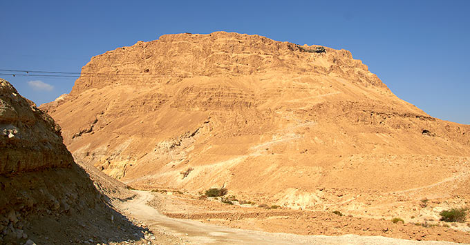 Fortress Masada - view from the east