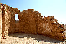 Ruins of a Byzantine church in Masada