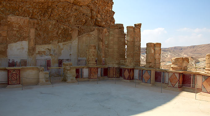North Palace in Masada