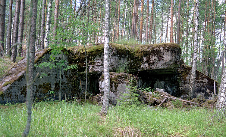 Machine gun bunker Ma-25 - Mannerheim Line