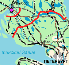 Mannerheim Line general area map