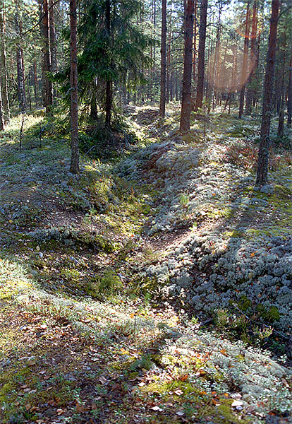 Entrechments of sector Le - Mannerheim Line