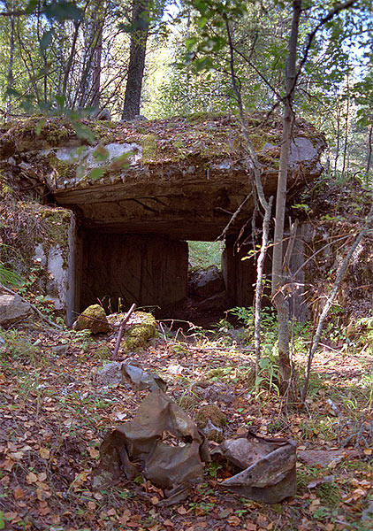 East casemate of Le-6 bunker - Mannerheim Line