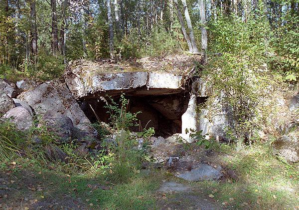 MG casemate of Le-7 bunker - Mannerheim Line