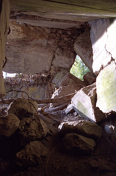 Le-7 bunker interiors - Mannerheim Line