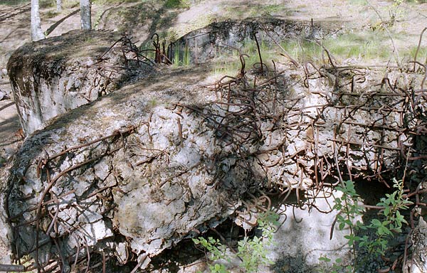 Sj-5. Ruins of the western casemate - Mannerheim Line