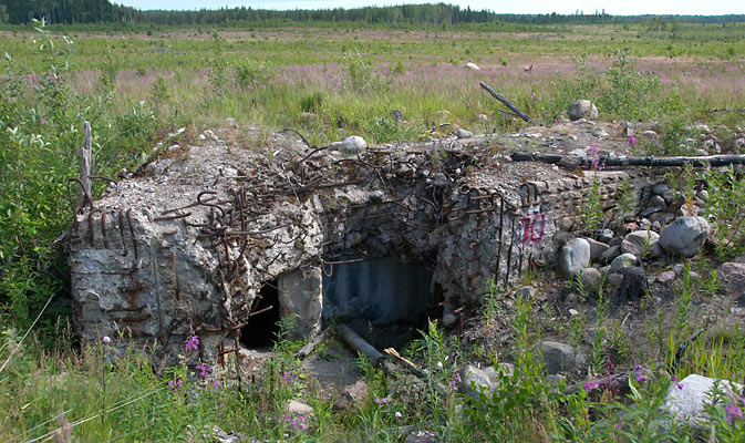 Sk-10. Western casemate - Mannerheim Line