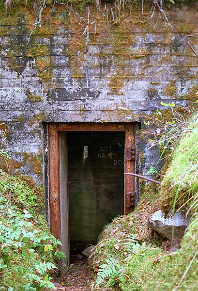 Sk-10. Entrance to western casemate - Mannerheim Line